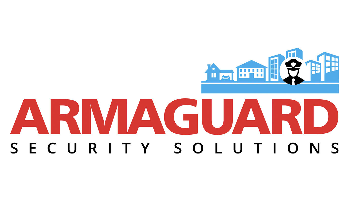 Armaguard Security Solutions logo used as part of the corporate profile and brand presentation system.